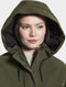 Didriksons Alicia - Dames Outdoor parka - Oversized met fishtail-rug - Donkergroen