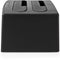 Nedis HDDUDB3210BK - Dual-bay dockingstation - USB 3.2 - Zwart