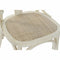 Keukenstoel DKD Home Decor Wit 56 x 50 x 76 cm