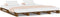 vidaXL - Palletbed - massief - hout - honingbruin - 150x200 - cm