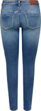 ONLY ONLBLUSH MID SK AK RW DNM DOT019 NOOS - Dames Jeans - Skinny fit - Maat XL L32