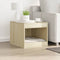 vidaXL - Kattenbakkast - 47x59x42 - cm - bewerkt - hout - sonoma - eikenkleurig