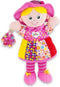 Lamaze Mijn Vriendin Emily - Grijp- en bijtspeelgoed - Educatief Babyspeelgoed - Knuffel - Spelen en ontdekken