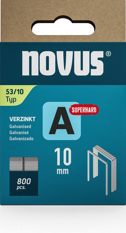 Novus Tools 042-0778 - Nieten Type 53 - Fijndraad 800 stuks (10 mm x 11.3 mm)
