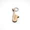 Berben Design Sleutelhanger Saxofoon - Esdoorn - 6.5 x 3 x 0.6cm