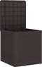vidaXL - Tuinopbergbox - Bruin - 55x53x57 - cm - PP