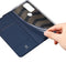 Dux Ducis - Slim bookcase hoes - Geschikt voor Motorola Moto G10 / Moto G30 - Blauw