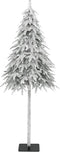 vidaXL - Kunstkerstboom - met - sneeuw - 180 - cm
