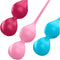 Satisfyer Balls, lustkogels trainings-set, bonte dubbele kogels voor meer seksplezier, 3,4 cm, 3 delen