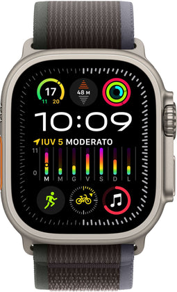 Apple Watch Ultra 2 - Smartwatch - Titanium M/L - Blauw Zwart