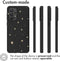 iMoshion Hoesje Geschikt voor Samsung Galaxy A33 Hoesje Siliconen - iMoshion Design hoesje - Zwart / Stars Gold