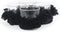 De Oh My Gee Kaarsenhouder - Zwart Velvet - S - Set van 4