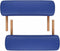 vidaXL - Inklapbare - massagetafel - 3 - zones - met - houten - frame - (blauw)