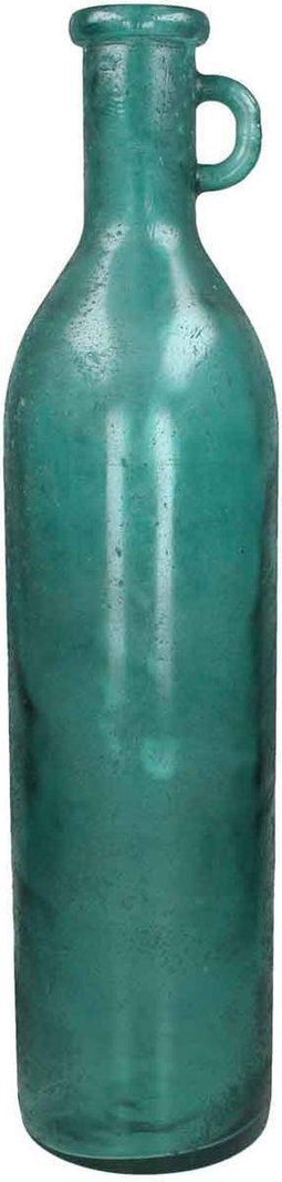 SVJ Home Decorations Vaas Deco Fles - H75 x Ø18 cm - Glas - Groen