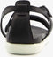 ECCO Simpil - Platte sandalen - Klittenbandsluiting - Zwart - Maat 39