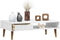 vidaXL - Salontafel - MOLDE - 100x55x31 - cm - massief - grenenhout - wit
