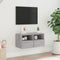 vidaXL - Tv-wandmeubel - 60x30x30 - cm - bewerkt - hout - grijs - sonoma - eikenkleur
