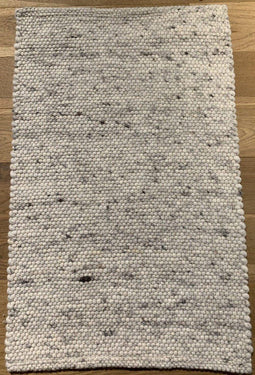 Carlotta 133 Vloerkleed - 200x250 - Rechthoek - Laagpolig,Structuur Tapijt - Industrieel - Grijs