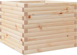 vidaXL - Plantenbak - 60x60x46 - cm - massief - grenenhout