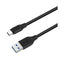 Kabel USB A naar USB-C Aukey CB-AC2 BK Zwart 2 m