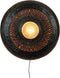 GOOD&MOJO Wandlamp Palawan - Bamboe Zwart - Ø60cm - Binnen Scandinavisch,Bohemian
