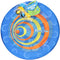 Klittenband Dartbord & Frisbee, 2in1