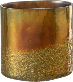 J-Line windlicht Spiegel - glas - goud - extra large