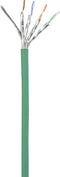 Renkforce RF-5224658 RJ45 Netwerkkabel, patchkabel CAT 6A S/FTP 3.00 m Groen Snagless, Vlambestendig 1 stuk(s)