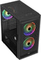 Aerocool Graphite - Middle Tower PC Behuizing - 3x 140mm ARGB - Zwart (3x)