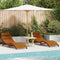 vidaXL - Ligstoelen - 2 - stuks - van - Massief - Acaciahout