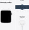Apple Watch SE (2021) - Smartwatch - Valdetectie en slaapmonitor - Zilver (Blauw)
