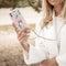 iMoshion Hoesje Geschikt voor Samsung Galaxy A52 (4G) / A52s / A52 (5G) Hoesje Met Koord - iMoshion Design Hoesje met Koord - Groen / Transparant / Roze / Cherry Blossom