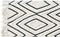 Tapijt DKD Home Decor Zwart Wit (120 x 180 x 1 cm)