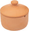 Atmosphera Asbak met stijlvolle deksel - Terracotta - D13 cm - steenrood - voor binnen/balkon/serre