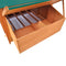 vidaXL - Kippenhok - 157x97x110 - cm - hout - bruin