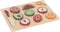 Atmosphera Kids Houten Speelblokken met fruit - 11 stuks - 30x23x2cm - Multi