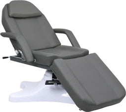 vidaXL - Massagetafel - 180x62x(86,5-118) - cm - grijs