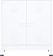 vidaXL - Opbergkast - industrieel - 90x40x100 - cm - staal - wit