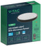 V-TAC VT-8618SRD-S-B - LED Ronde Plafondlamp - Samsung LED-chip met sensor - Zwart - 18W - 1830 Lumen - IP44
