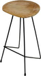 HSM Collection Barkruk - teak/ijzer