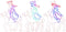 vidaXL - Kerstfiguren - drie - wijzen - met - 504 - LED's - 70x50 - cm