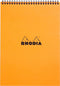 Spiraalblok rhodia a4 lijn 160pag 80gr or