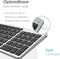 Trendfield Draadloos Toetsenbord - Bluetooth Keyboard - Stille Toetsen - Oplaadbaar - Qwerty - Space