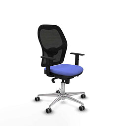 Piqueras y Crespo 1D086G0 - Bureaustoel - Hoogteverstelbaar - Licht Blauw