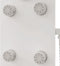 vidaXL - Douchepaneel - 25x47,5x130 - cm - glas - wit
