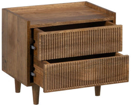 Bijzettafel APRICOT Natuurlijk Mangohout 45 x 30 x 40 cm