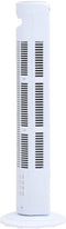 vidaXL Torenventilator met afstandsbediening en timer ø24x80 cm wit