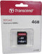 Transcend Premium SD-kaart - 4GB - Class 10 - 10 Mb/s schrijfsnelheid (1 stuk)
