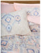 Beddengoedset - Dekbedovertrek 220 x 240 cm + 2 kussenslopen 60 x 60 cm - 100% katoen - Zalm (2 stuks)