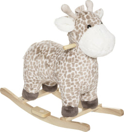 Schommelpaard - Giraffe - Bruin - 64 x 55 x 33 cm - Schommeldier